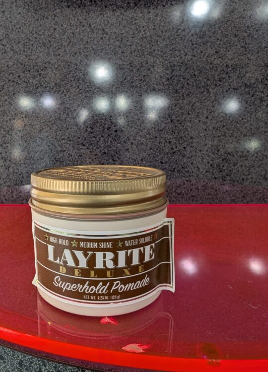 Layrite Superhold Pomade – Extra Strong Hold for Thick or Curly Hair